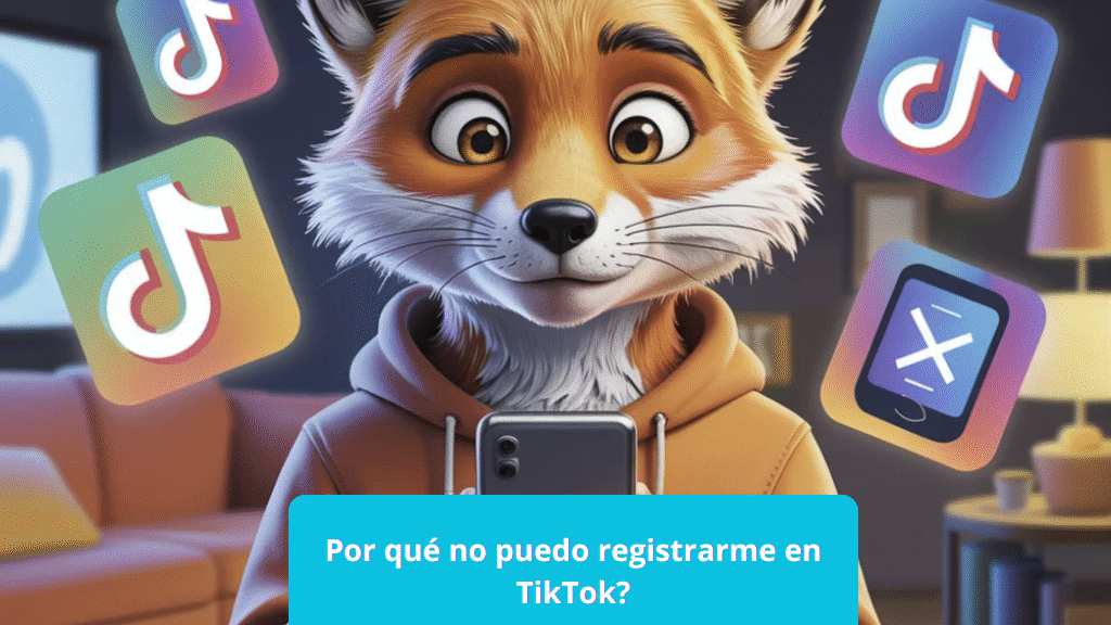 Por qué no puedo registrarme en TikTok?