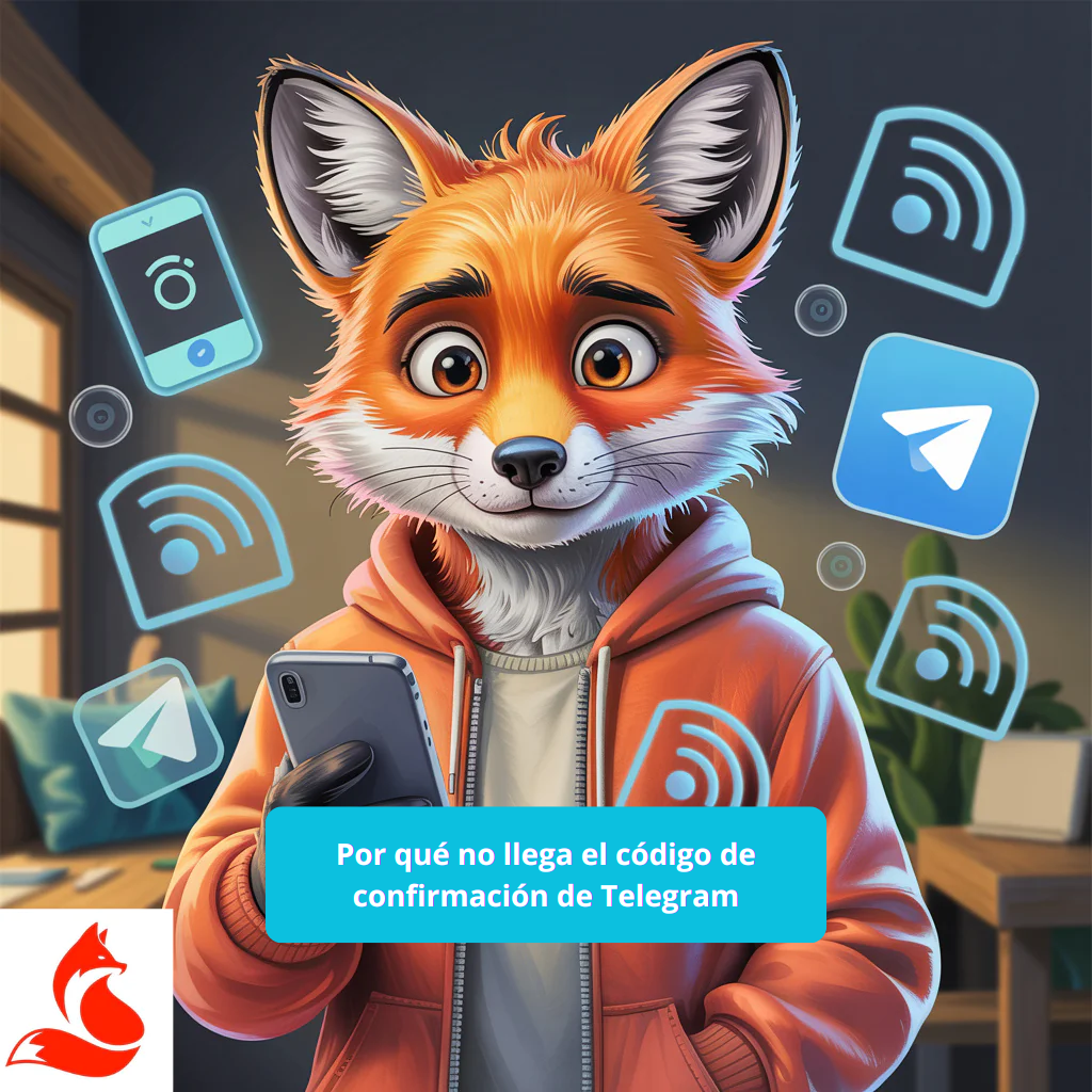Por qué no llega el código de confirmación de Telegram