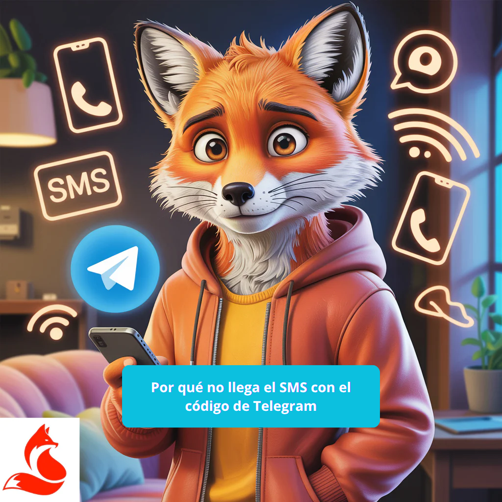Por qué no llega el SMS con el código de Telegram