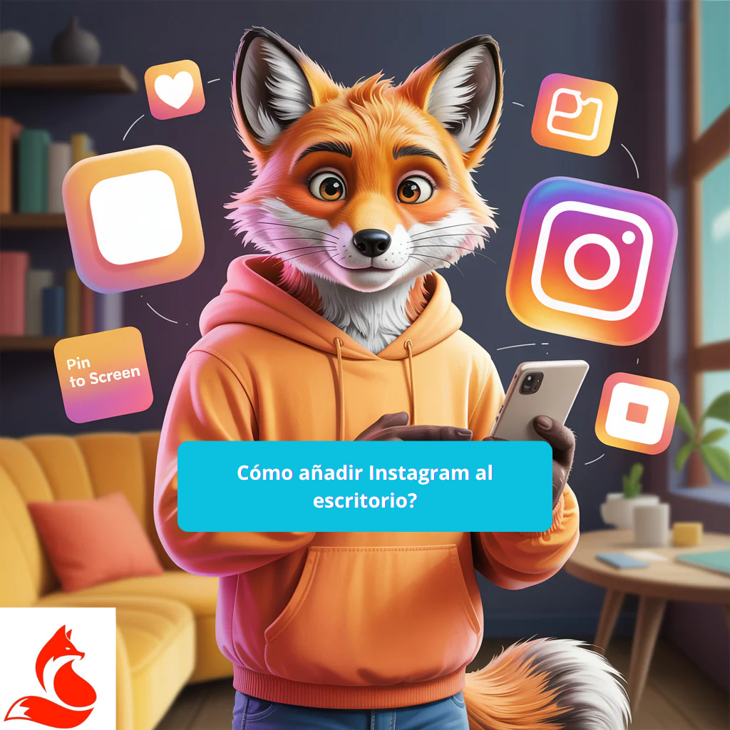 Cómo añadir Instagram al escritorio?