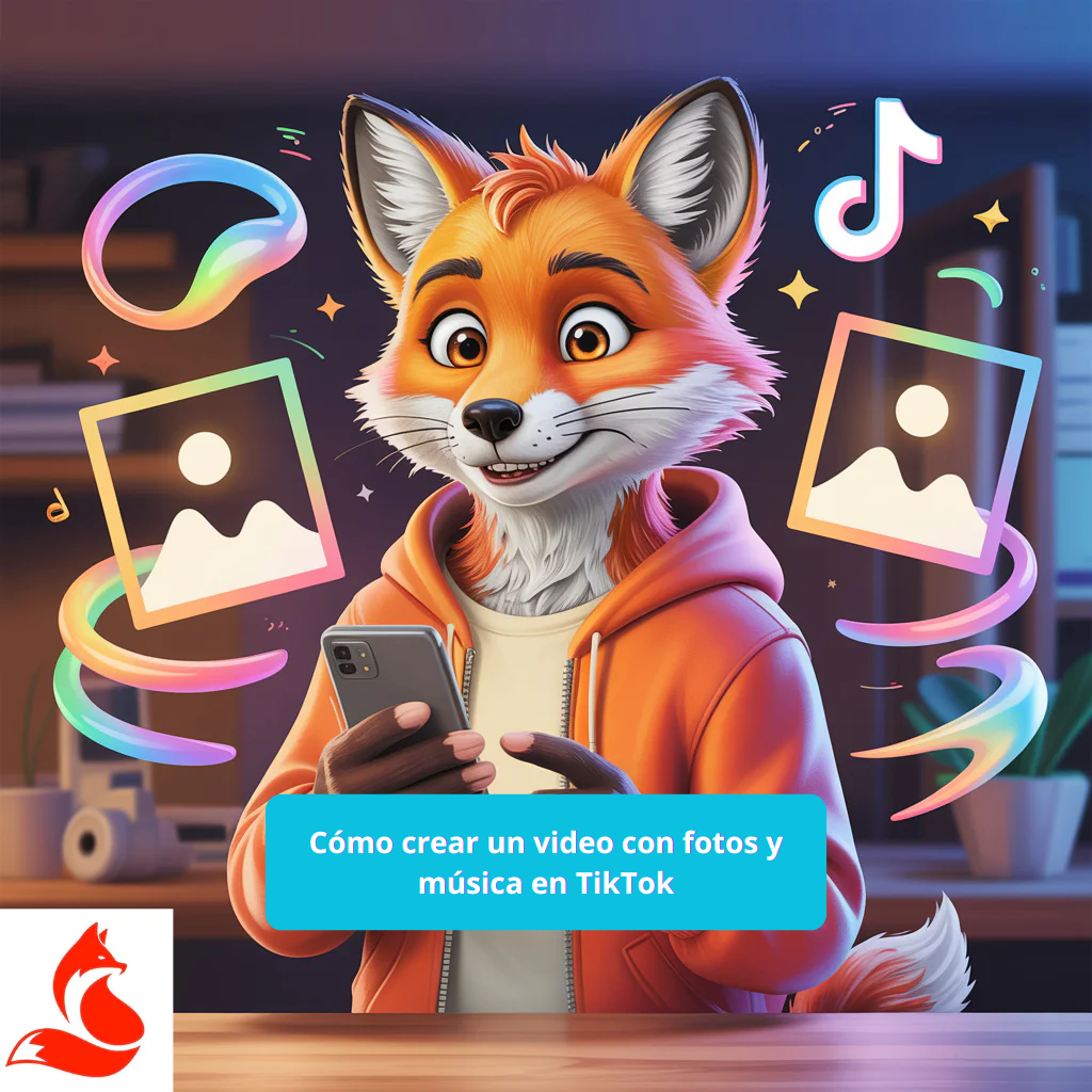 Cómo crear un video con fotos y música en TikTok