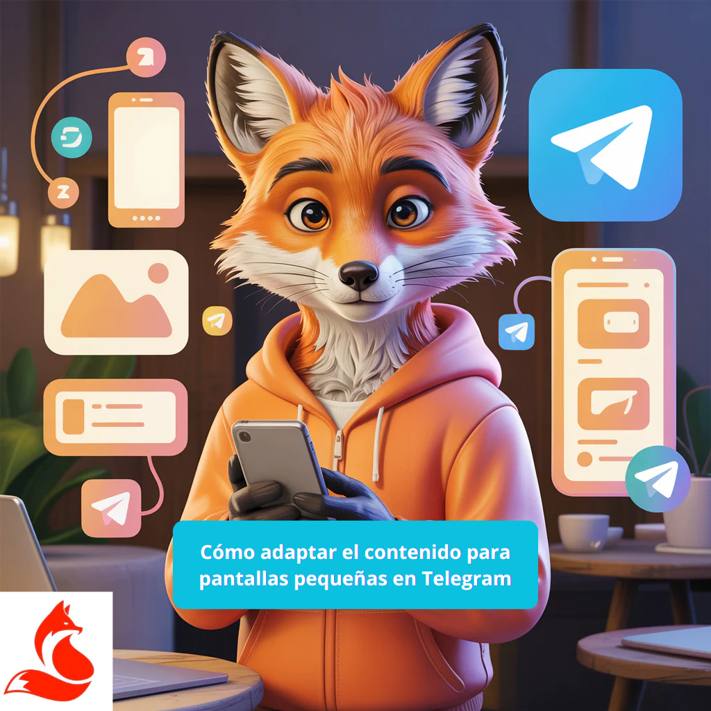 Cómo adaptar el contenido para pantallas pequeñas en Telegram