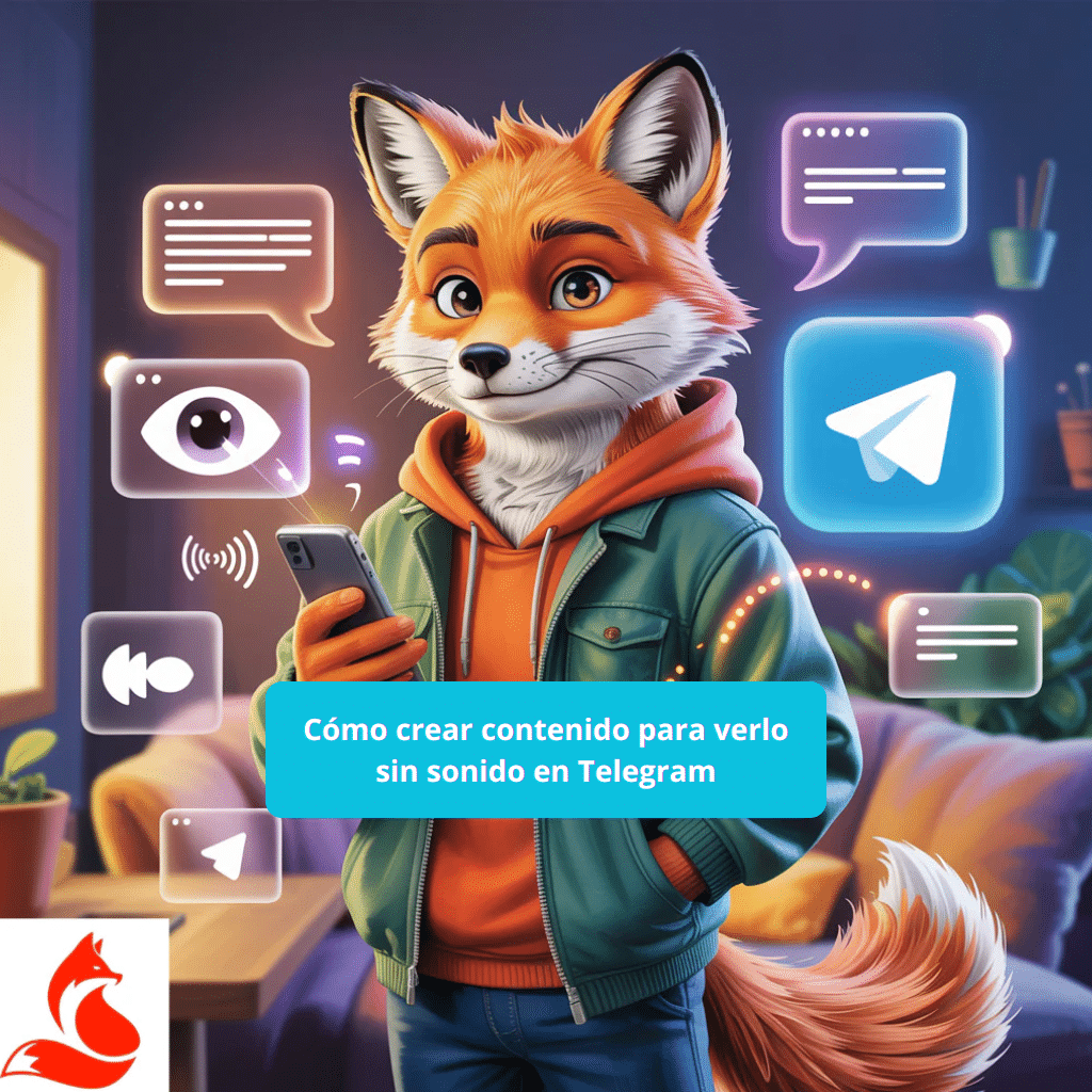 Cómo crear contenido para verlo sin sonido en Telegram