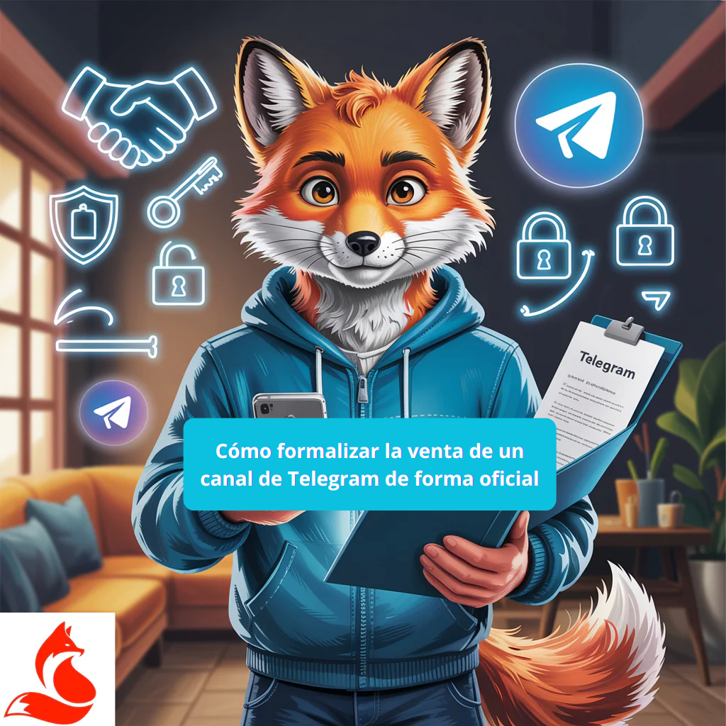 Cómo formalizar la venta de un canal de Telegram de forma oficial