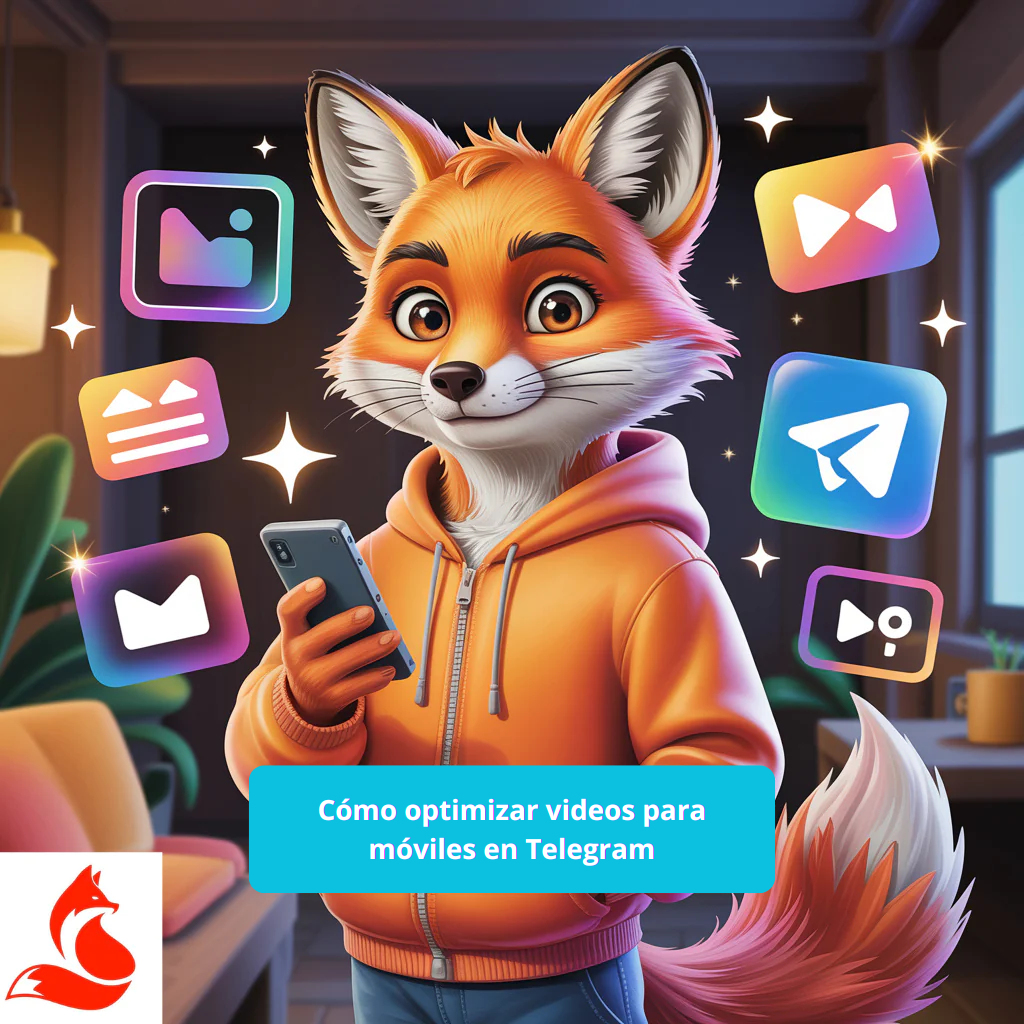 Cómo optimizar videos para móviles en Telegram