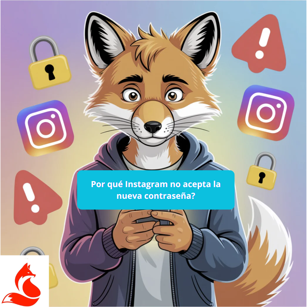 Por qué Instagram no acepta la nueva contraseña?