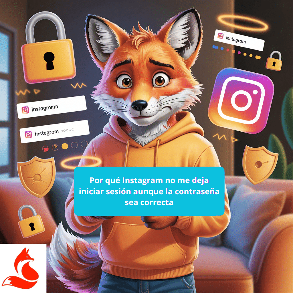Por qué Instagram no me deja iniciar sesión aunque la contraseña sea correcta