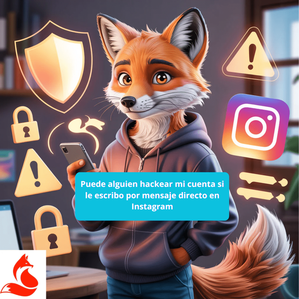 Puede alguien hackear mi cuenta si le escribo por mensaje directo en Instagram
